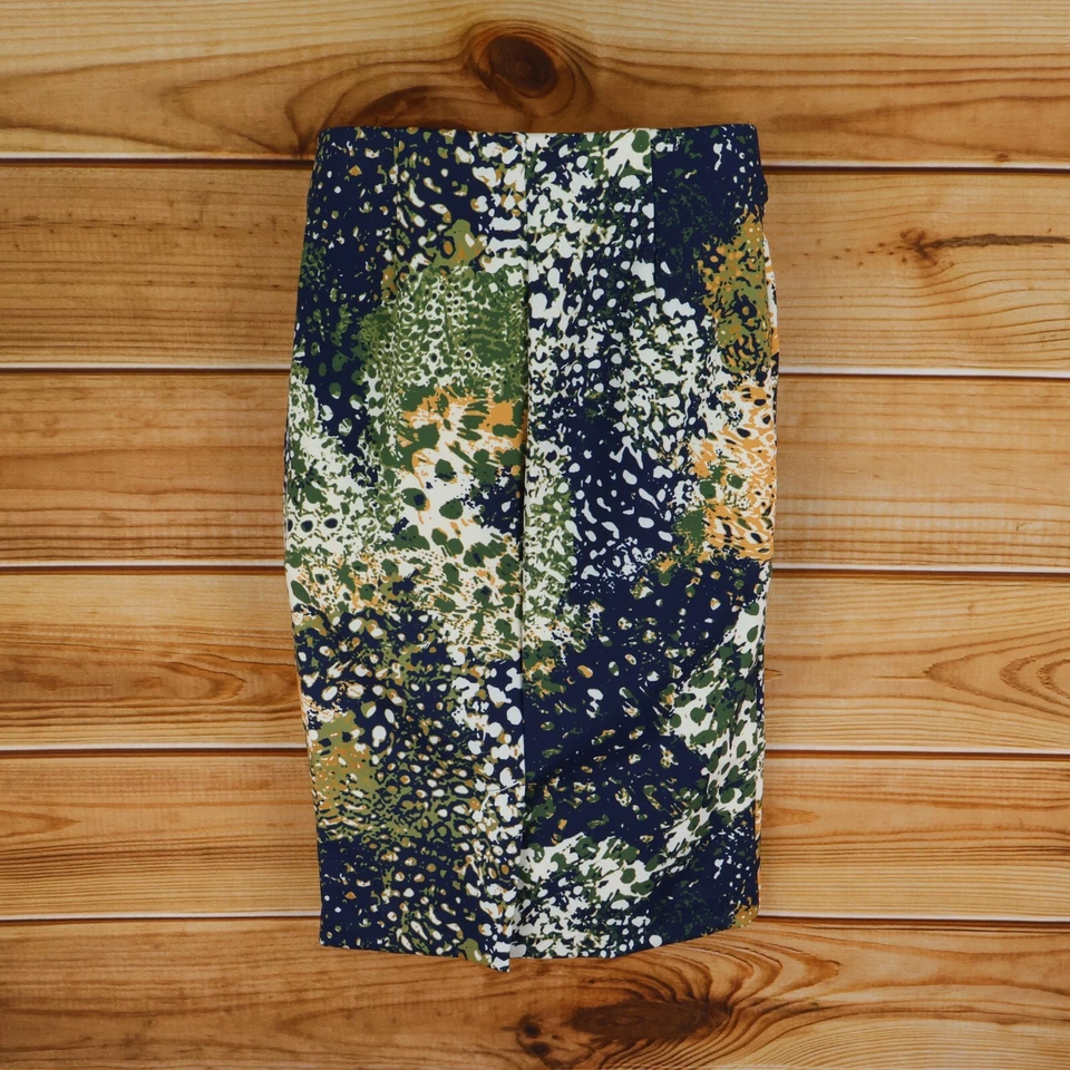 ECI Нью-Йорк Midi карандаш юбка женщин размер S многоцветный геометрический эластичной карьера - Изображение 2 из 4