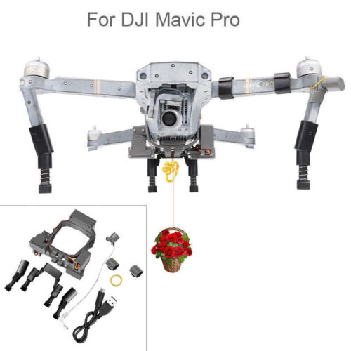 Sistema di lancio esca da pesca a goccia d'aria a doppio rilascio per drone DJI Mavic Pro - Foto 1 di 11