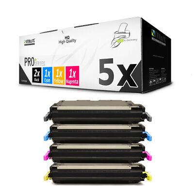 5x Toner for Canon Lasershot LBP 5400 711BK/717 CMYK