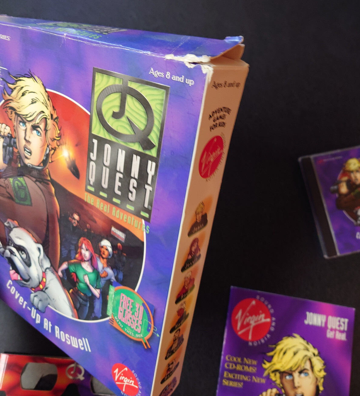 The Real Adventures of Jonny Quest - Cover-Up at Roswell 1996 PC Game Virgin