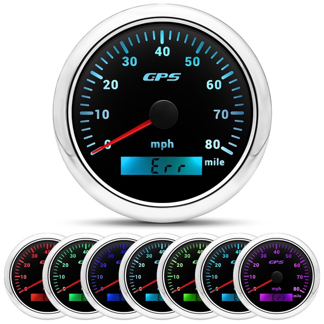 85mm GPS Speedometer Gauge