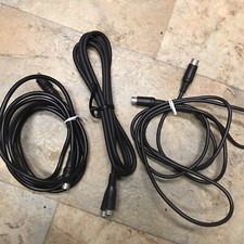 Three 6 ft Feet S-Video 4 Pin Male to Male Cord Cable Plated For DVD HDTV