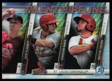 2017 Bowman Chrome Talent Pipeline Jack Flaherty/Harrison Bader/Breyvic Valera