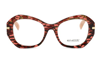 Enox Eyeglasses Violet Round Large Women Thick Price  169 Spotted