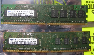 Samsung 4GB 4x 1GB DDR2 PC2-6400U 1Rx8 Genuine Samsung SEC SOJ | eBay