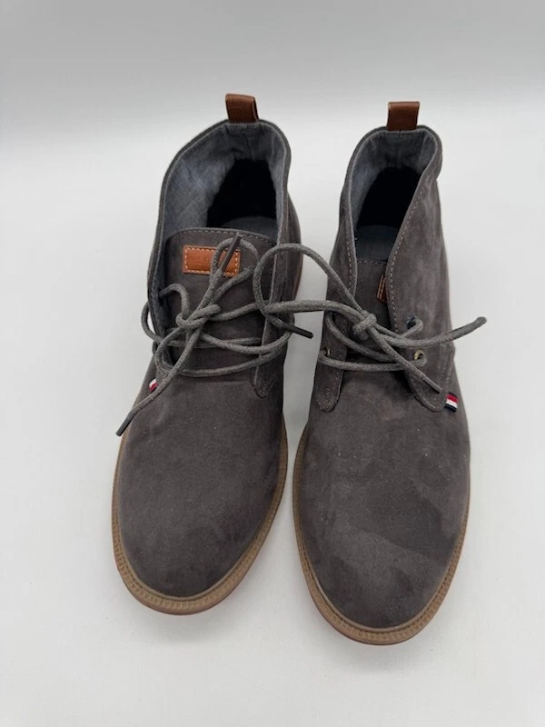 Tommy Hilfiger Michael Chu-L Gris Niños Botas Talla 3 Foto 2 de 4