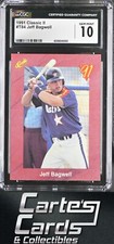 Jeff Bagwell 1991 Classic II #T84 Houston Astros Rookie Hall of Fame CGC 10