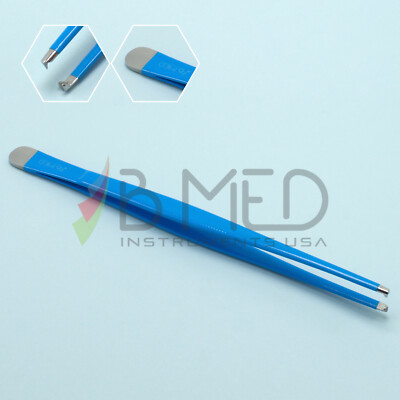 OR Grade Leep Dressing Tissue Forceps 1X2 Teeth 8'' Insulated OB Gyno Instrument