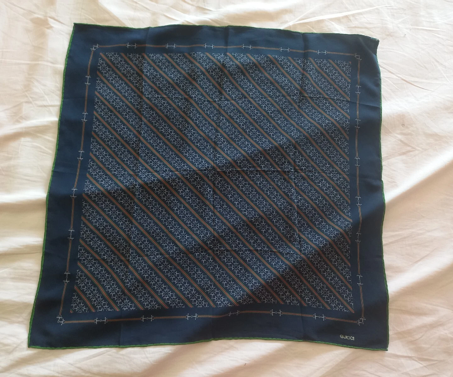 Foulard Gucci Vintage, Scarf Gucci