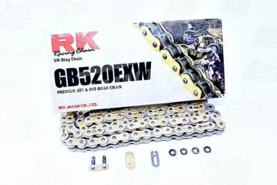 RK Chains 520 x 110 Links EXW Series Xring Sealed Gold Drive Chain