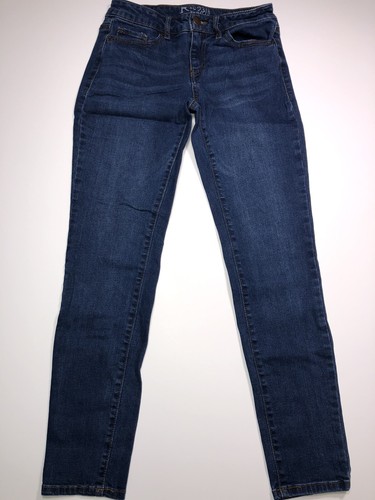 Jeans Size 4 Skinny Blue Denim Zip Fly 
