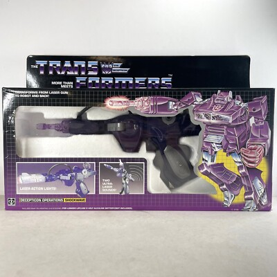 #ad #ad Transformers G1 Shockwave Shockblast Decepticon Transforming Figure Toy NEW BOX $88.99