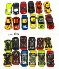 12 pc. Micro-Scalextric England H.O. Scale 12v + 6v Slot Car LOT #602 All Nice!