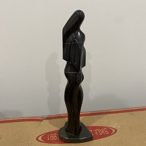 Vintage Marble Mother and Child Statue Figurine