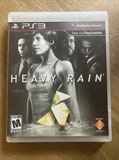 Heavy Rain PS3 PlayStation 3 - Game Manual & Case