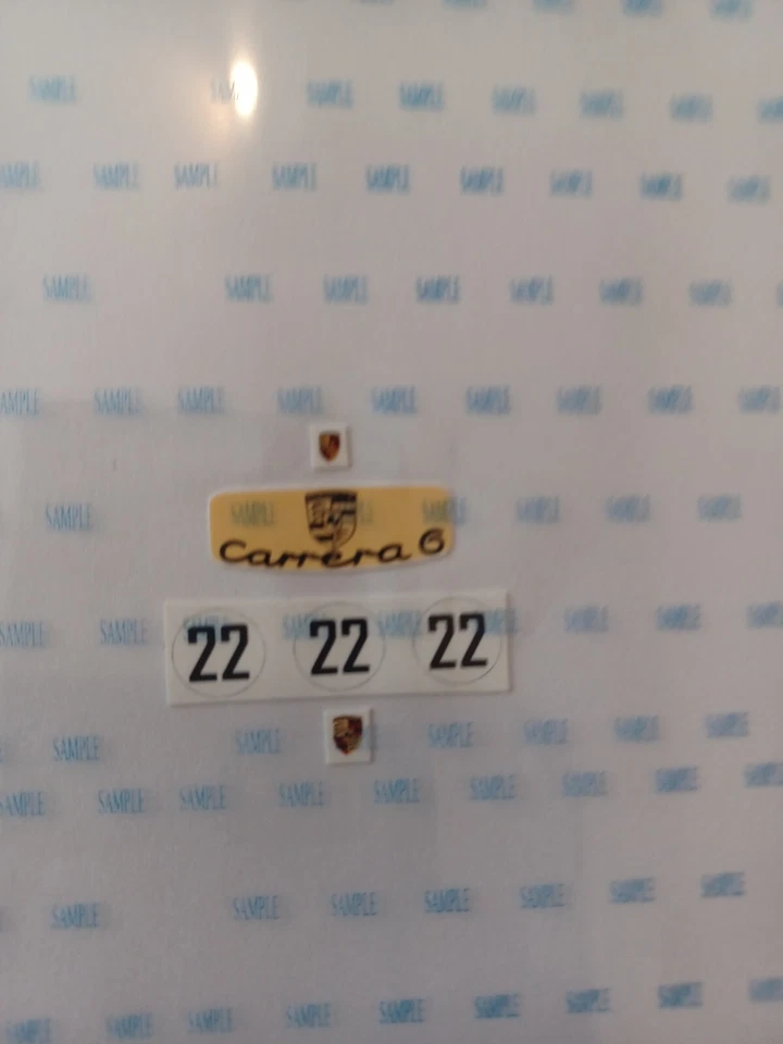 Corgi 330 Porsche Carrera 6 Reproduction Water Slides - Image 4 of 4