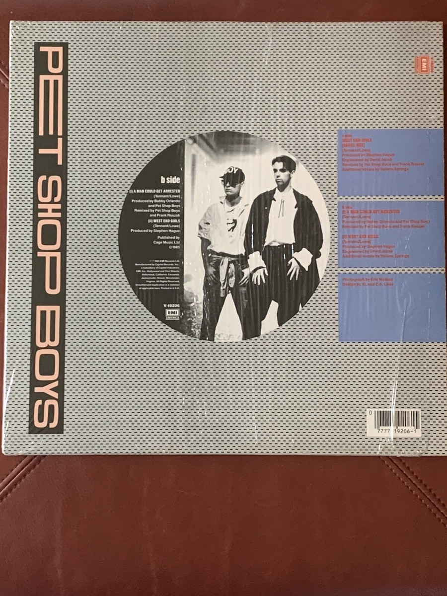 PET SHOP BOYS - WEST END GIRLS 1986 US 12” Vinyl/MAXI DANCE MIX
