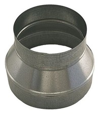 12" x 8" Round Reducer Duct Fitting 26 ga.