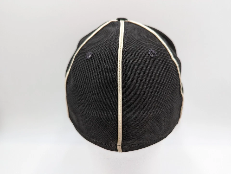 Sombrero de árbitro vintage de la NFL para hombre talla 6 7/8 negro modelo profesional New Era hecho en EE. UU. Foto 3 de 4