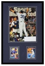 John Wetteland & Joe Girardi 1996 World Series Signed Framed SI Cover Display