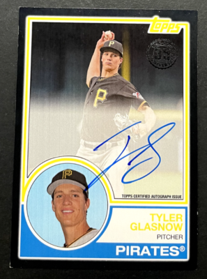 2018 Topps - Tyler Glasnow #83A-TGS Pittsburgh Pirates - Black