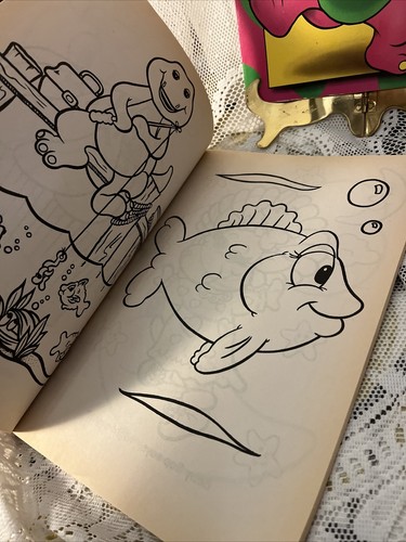 New Vintage 1993 Barney & Baby Bop “When I Grow Up” Coloring Books, Lot of 3 - Imagen 8 de 23