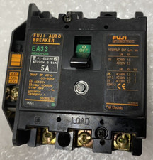 Lot Of 3 Fuji EA33 AC220V Auto Breaker 5A Circuit Breaker 3 Pole 5 Amp