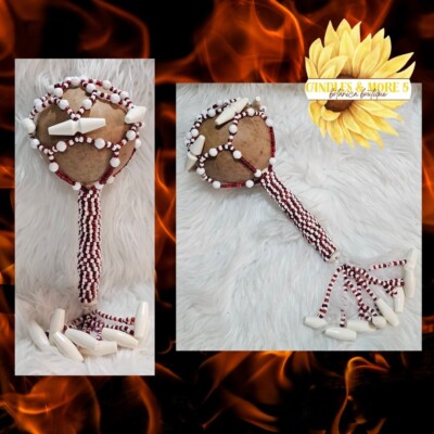 Maraca Para Shango Chango Orisha Noisemaker Rattle Altar Yoruba ...