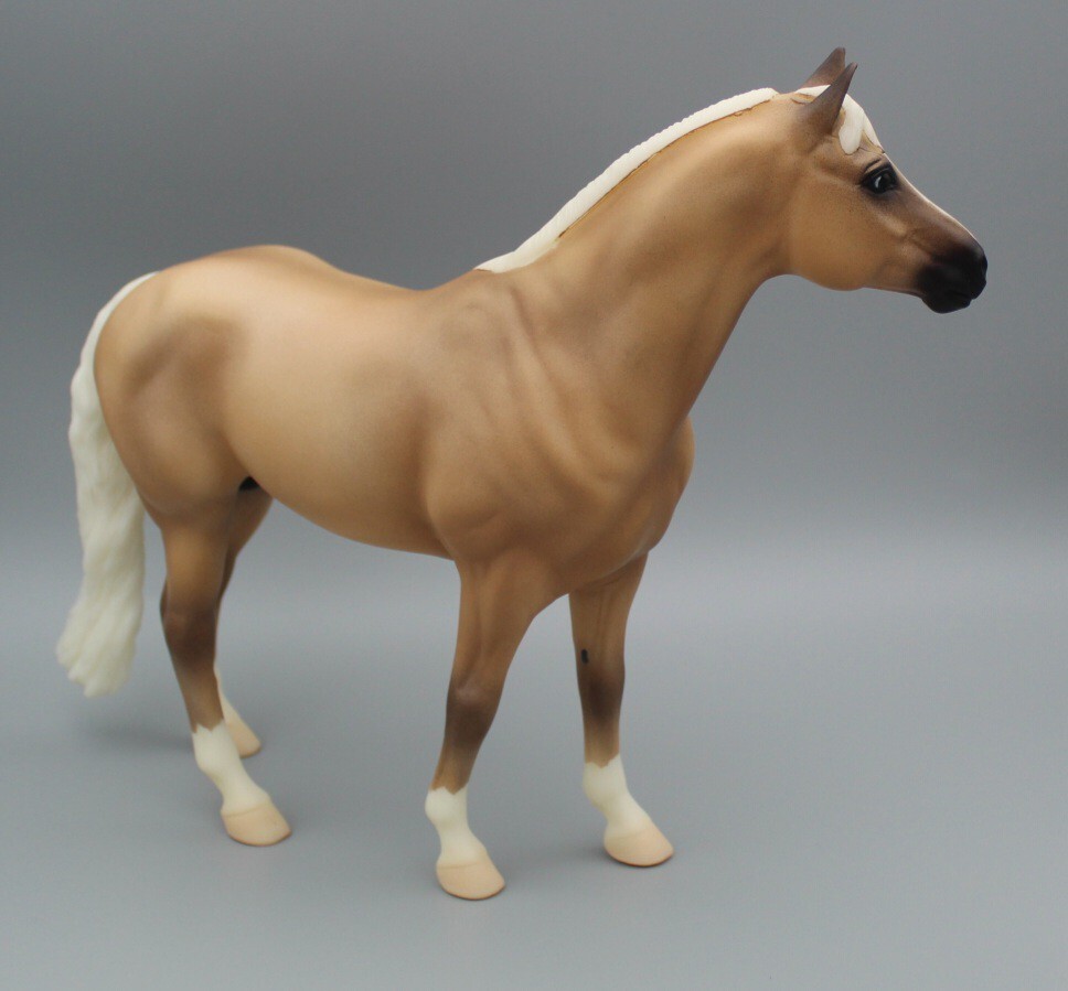 Breyer Traditional Model Horse Custom Palomino on the Idocus Snowman Mold eBay