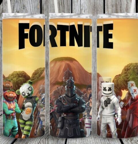 Fortnite Video Game Tumbler Design 20oz Tumbler - Picture 1 of 2