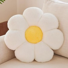 "Flower Pillow, Decorative Flower Throw Pillow, 14.9  Cute Daisy Pillow, "