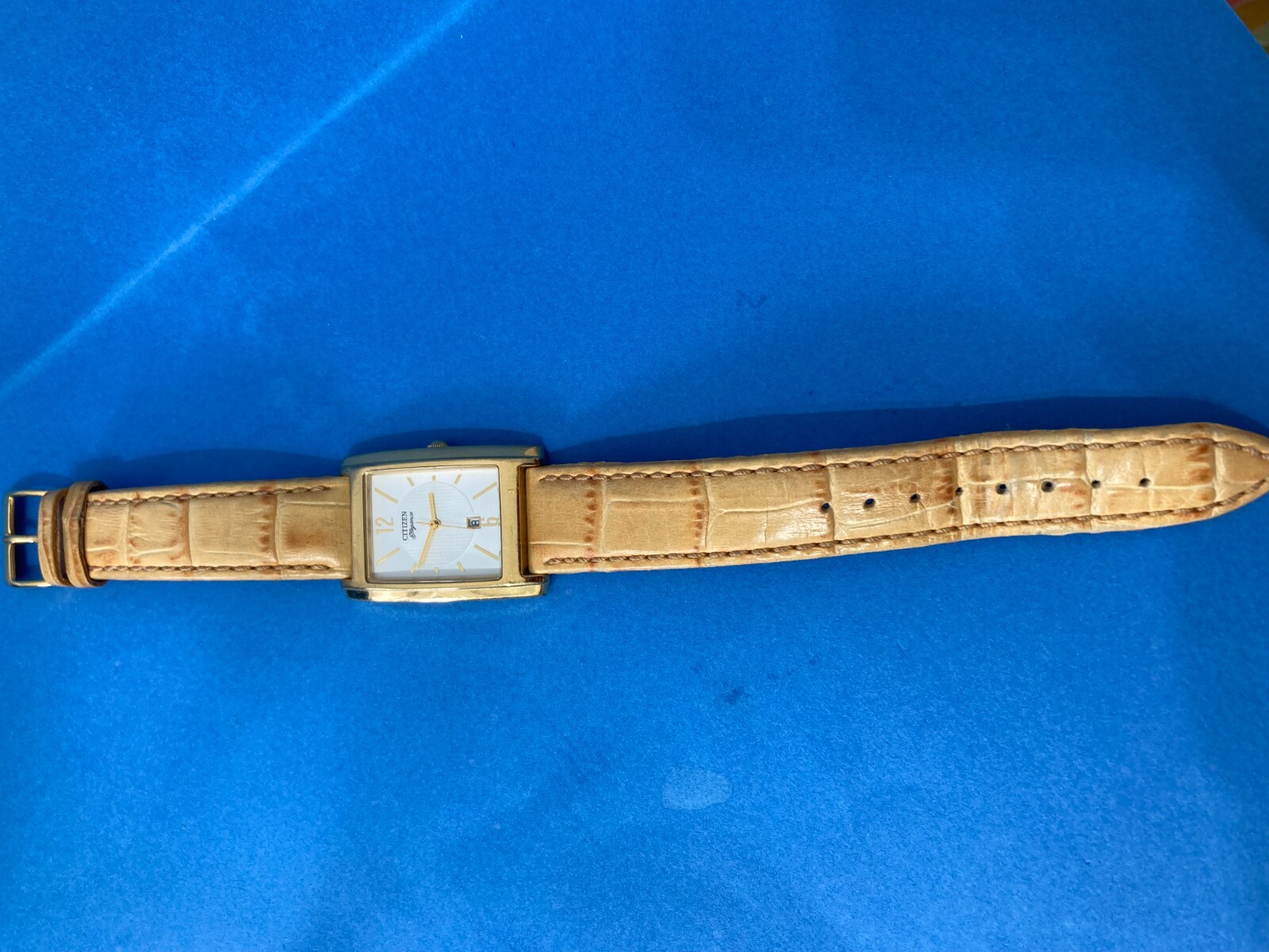 CITIZEN CLASSIC RECTANGULAR GOLD QUARTZ WATCH 101… - image 6