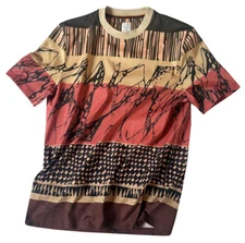 PAUL SMITH 100% COTTON GRAPHIC PRINT MULTICOLORED T-SHIRT / TOP BNWT SZ - S RARE