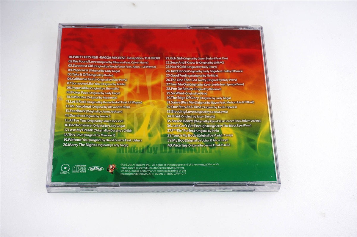 PARTY HITS R&B-RAGGA MIX BEST MIXED BY DJ HIROKI CD JAPAN OBI