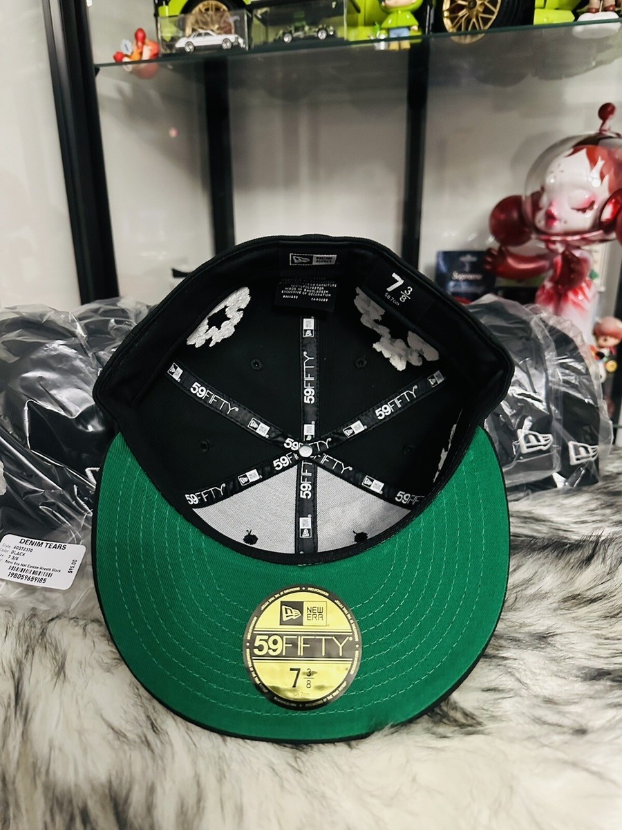 🔥Denim Tears x New Era 59/50 Cotton Wreath Fitted Hat Cap 🔥Denim Tears x New Era 59/50 Cotton Wreath Fitted Hat Cap