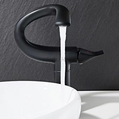 New Creative Shape Single Handle Hole Wash Basin Mixer Taps Bathroom Sink Faucet - Picture 6 of 11