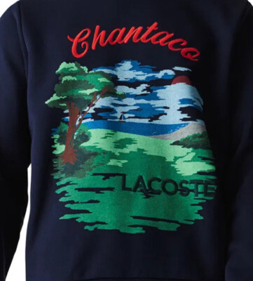 Lacoste Blue Embroidered Logo Sweatshirt XXL Bnwt | eBay