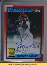 2015 Archives 1990 Topps All-Star Rookies 164/199 Yasmany Tomas Auto READ 2r8