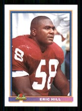 1991 Bowman #415 Eric Hill Phoenix Cardinals 59313