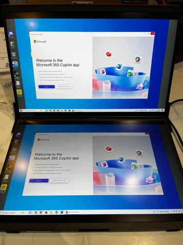 JSAUX FlipGo Pro 16" Dual Portable Monitors, 2.5K Triple Laptop Screen Extender - Picture 10 of 22