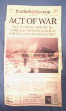 Hartford Courant Newspaper 9/11 Terror Attacks Published Sept. 12, 2001 Complete