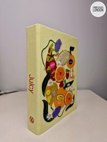 Borsa pochette Olympia Le-Tan Book Juicy Soufre nuova autentica prezzo consigliato £ 1450 - Foto 7 di 24