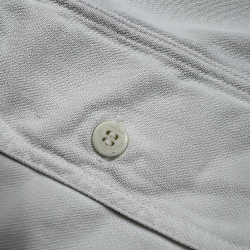 Camicia vintage Stone Island Marina con bottoni XXL uomo Made in Italy anni 90 bianca - Foto 4 di 7