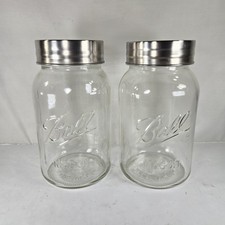 Ball Mason Jars 128 oz 1 Gallon Clear Glass C...