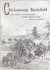 1962 NPS Military Park Map Brochure CHICKAMAUGA BATTLEFIELD Georgia Tennessee
