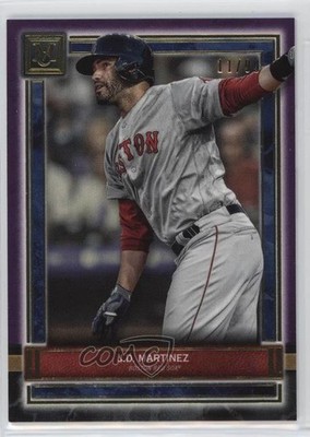 2020 Topps Museum Collection Amethyst 11/99 JD Martinez #7 1u6