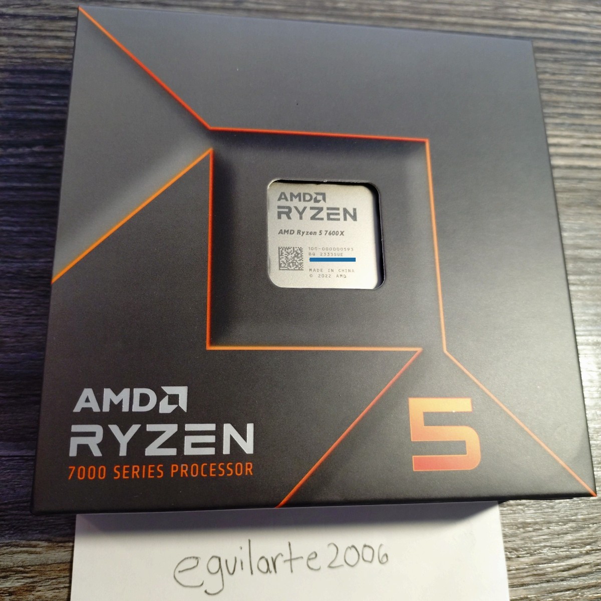 AMD Ryzen 5 7600x Processor (5.3 GHz, 6 Cores, LGA 1718/Socket AM5