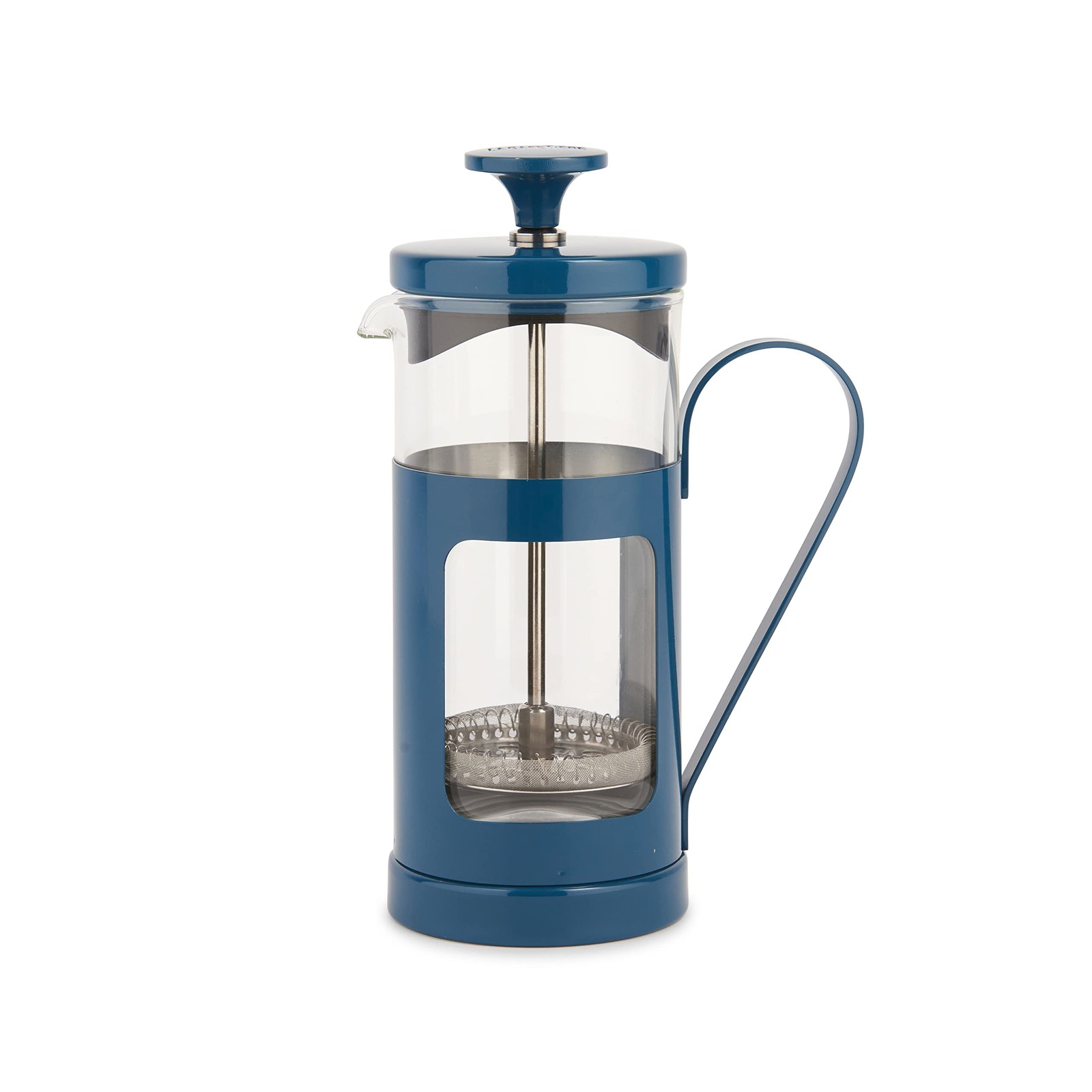 Monaco Glass/Stainless Steel Cafeti&egrave;re 3 Cup (Blue)