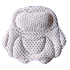 Quick Dry Polyester Butterfly Bathtub Headrest Hygienic Comfort Bath Pillow