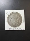 1892-S Morgan Silver Dollar San Francisco Mint Choice Very Fine VF+ Key Date